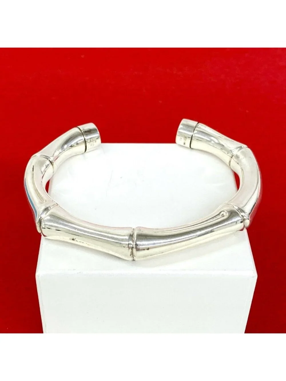 Gucci Bamboo Bangle 925 Sterling Silver Bracelet